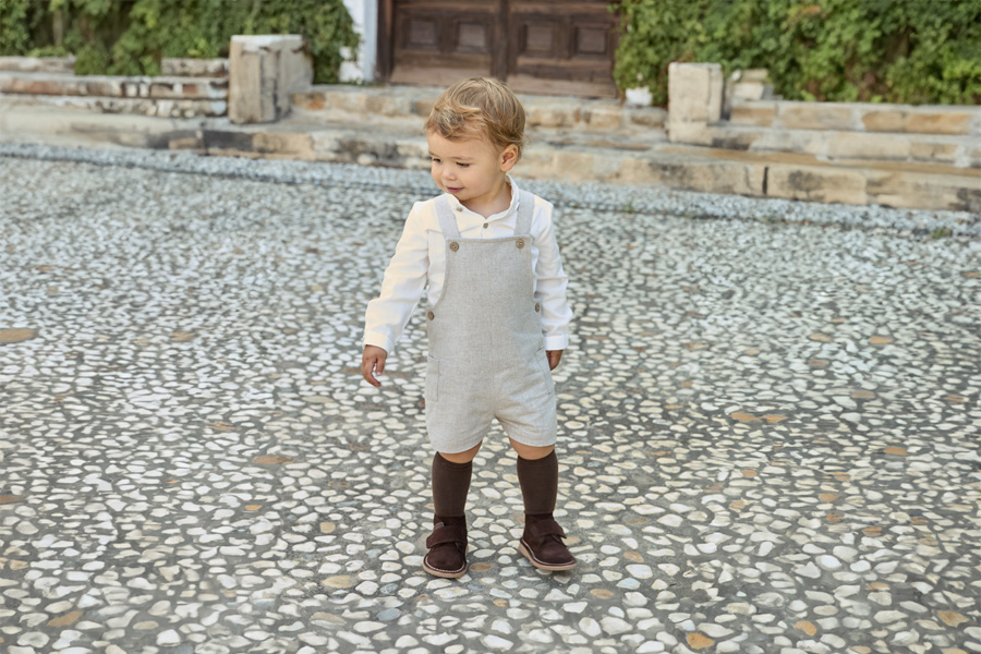 Kids Riptape Suede Desert Boots