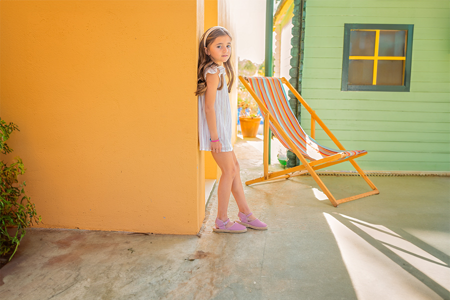 Girls Buckle up Espadrille Wedge 