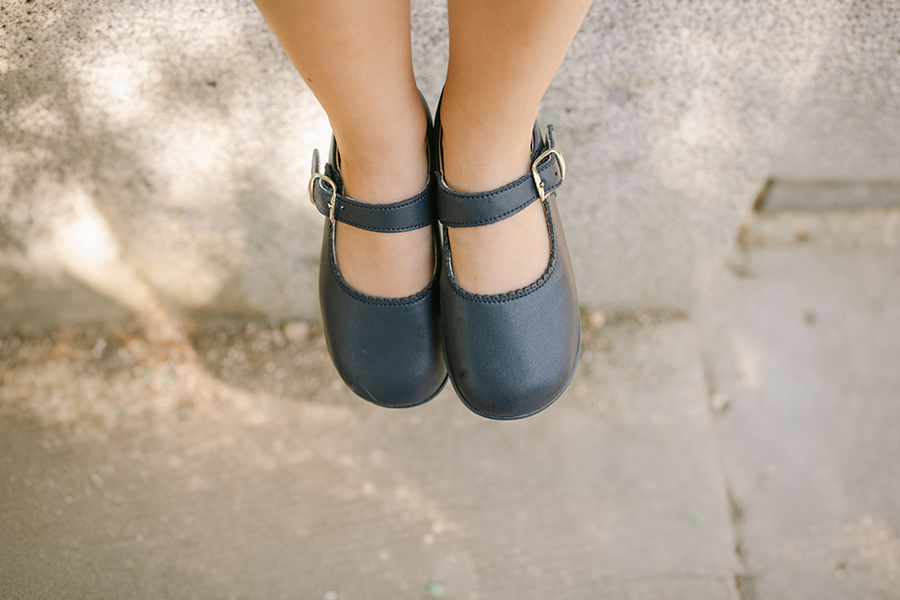Girls Buckle Up Leather Mary Janes