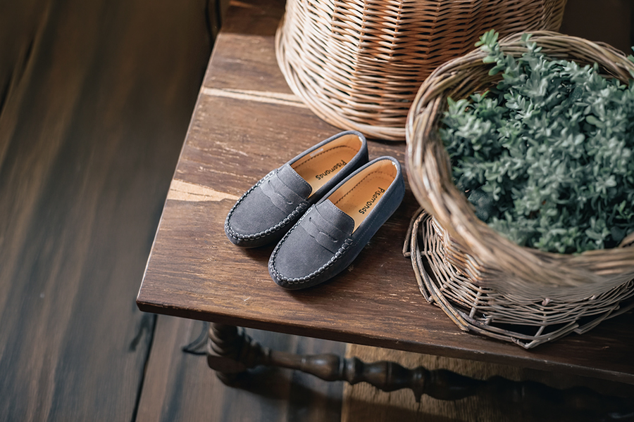 Boys Suede Mask Loafers