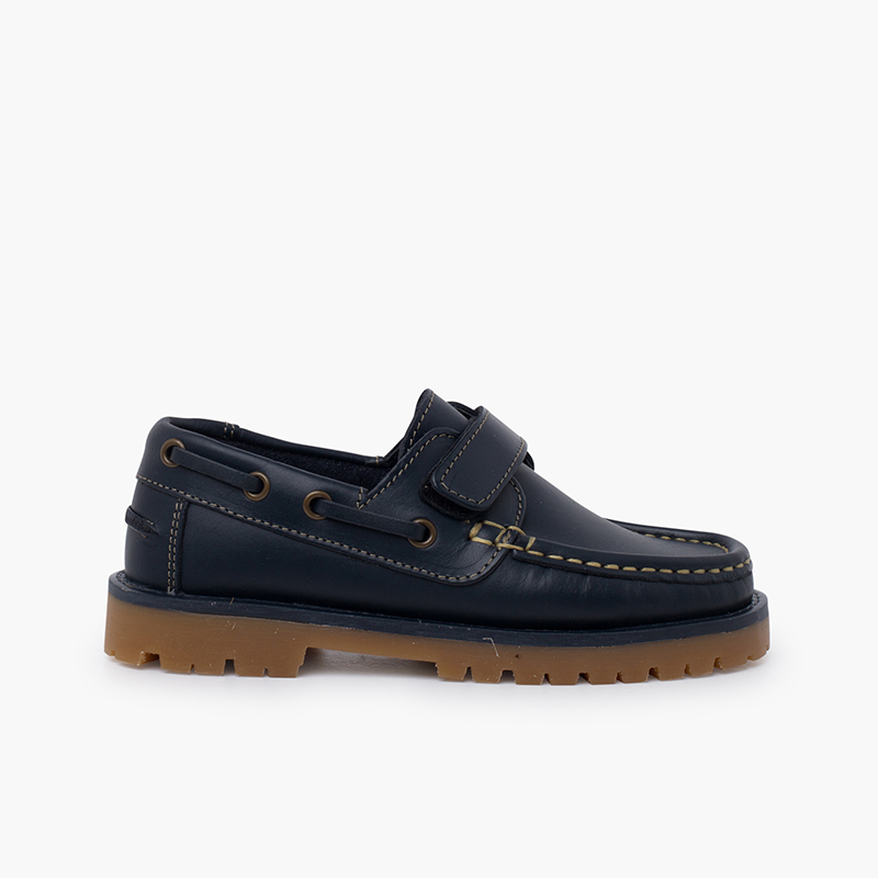 Boys Riptape Deck Shoes Navy Blue
