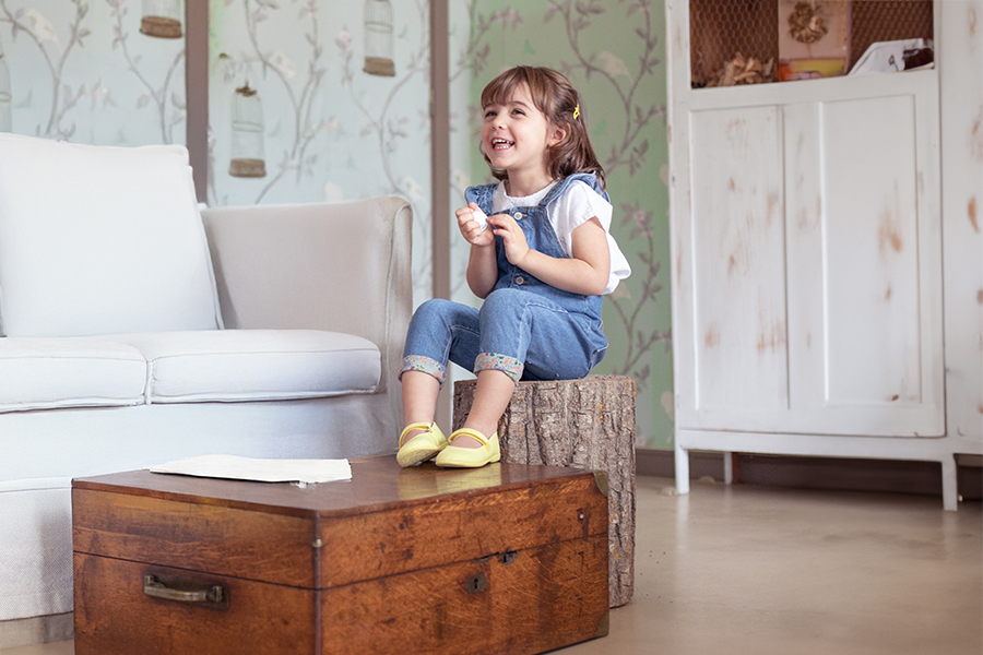 Girls Riptape Canvas Mary Janes