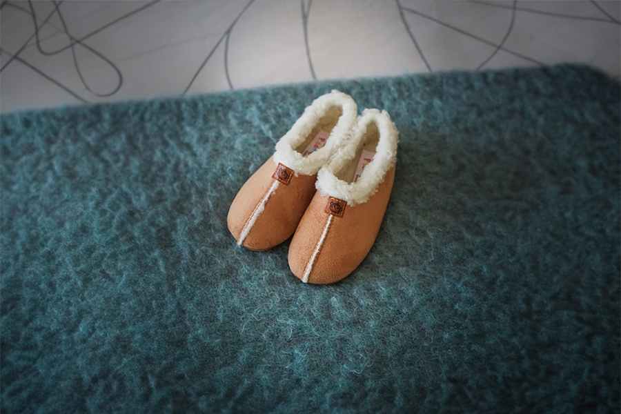 Faux Sheepskin Slippers