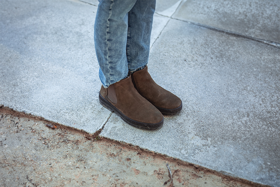 Kids Boots Track Sole with Elastic