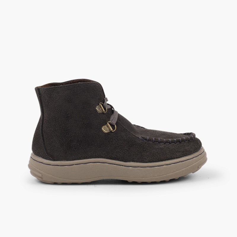  Kiowa laced boots with non-slip sole  Grey