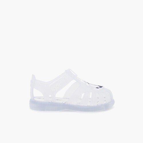 Adhesive Strip Nautical Jelly Shoes White