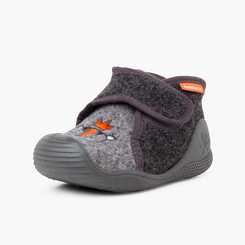 Biomecanics house slippers reinforced toe Grey