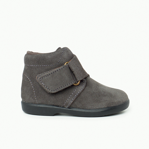 Split cross strap adherent boot Grey