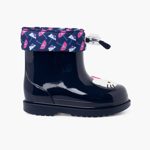  Hello Kitty low-cut wellies Navy Blue