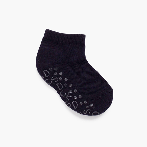 Non-slip children's ankle socks Navy Blue