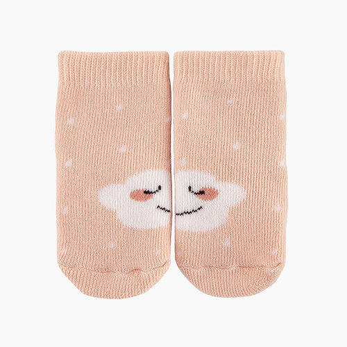 Terry socks non-slip cloud Porcelain