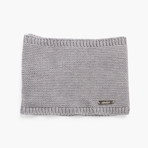 Children's knitted scarf collar Aluminium
