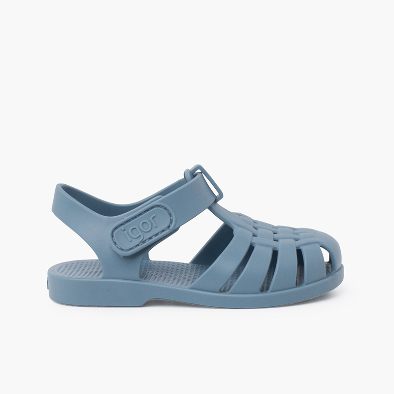 Children's Jelly Sandals Powdered Colours Ocean