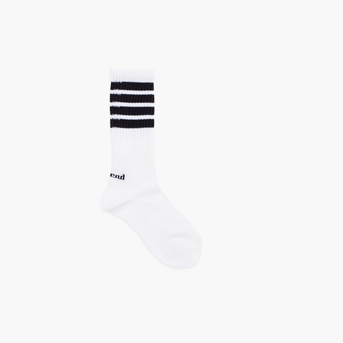 Sport Condor socks with horizontal stripes White