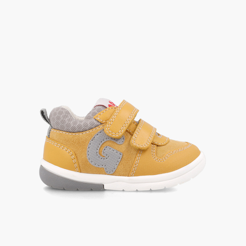 Garvalín trainers double adherent zip fastening Mustard