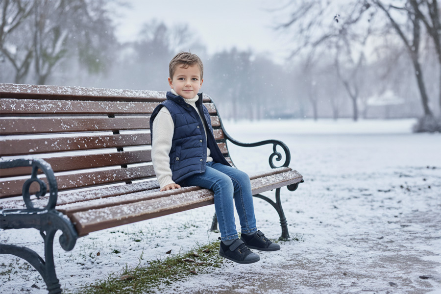 Trainers with adherent fastening and elastic lacing