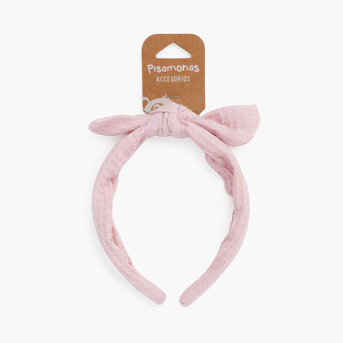 Waffle turban headband Pastel Pink