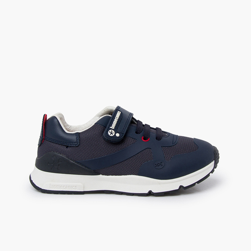 Biomecanics elastic lace-up trainers Navy Blue