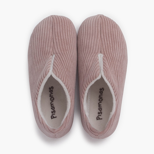 Zapatillas Casa Tipo Babuchas de Pana Nude