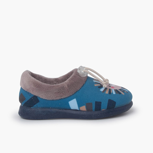 Adjustable Slippers Leon Blue