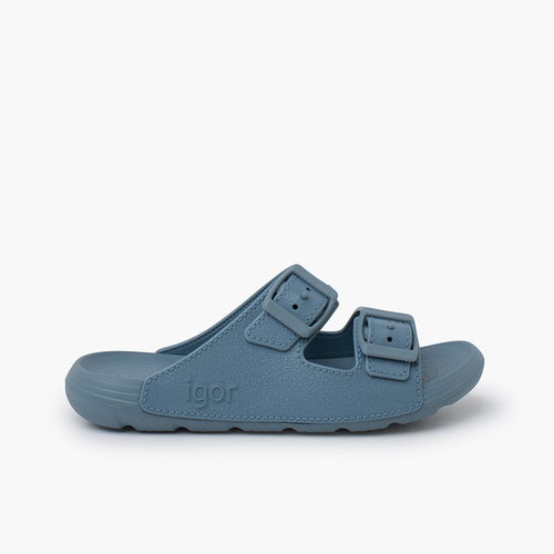 Double buckle EVA sole flip flops Ocean