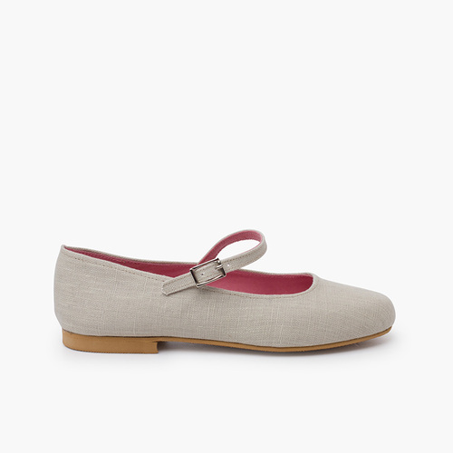 Mary Janes linen dress sole Linen