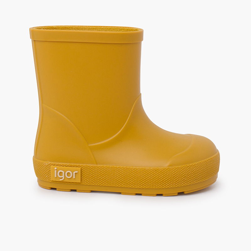 Zorax Stivali Di Pioggia Per Bambini - Wellington Moto Antiscivolo E Impermeabili - Colore Giallo - Taglia 30 EU - Unisex, Morbida Fodera Interna