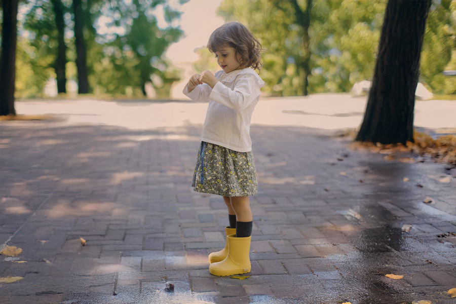 Soft-soled Wellies for Children