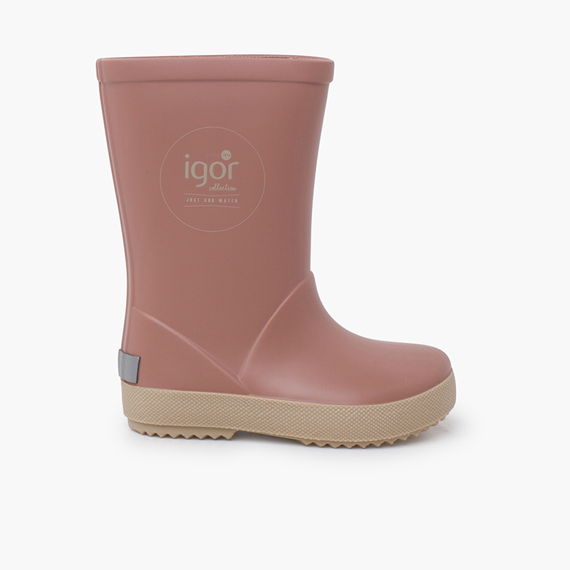 Beige Sole Kids' wellies Pink
