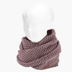 Rice Stitch Neckwarmer Iris