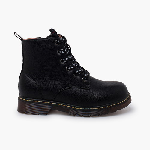 Boots laces stars Garvalin Black