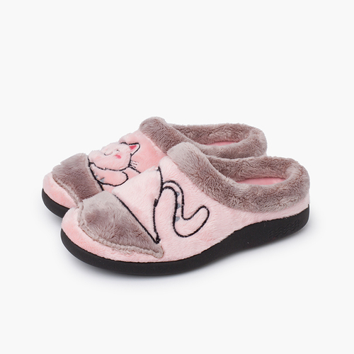 Bicolour House Clogs cat Pink