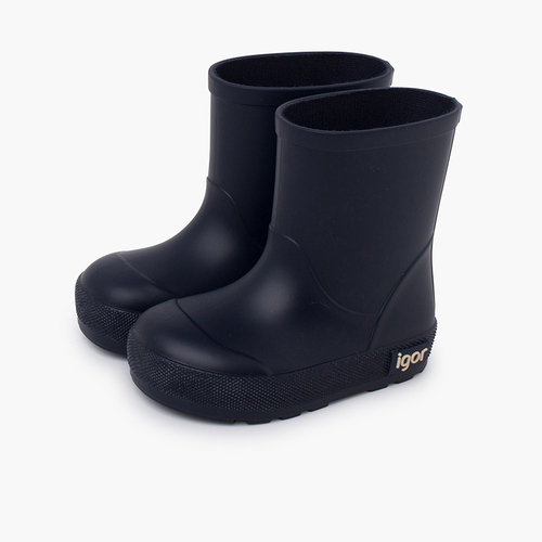 Soft-soled Wellies for Children Navy Blue