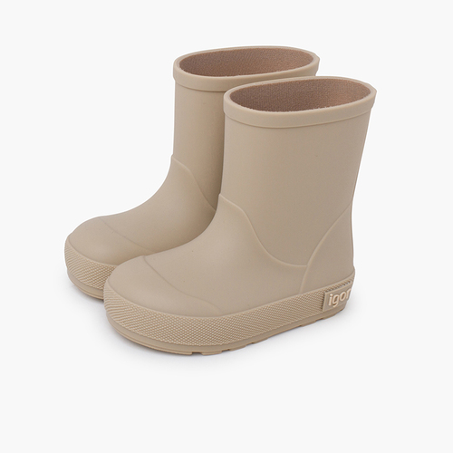 Soft-soled Wellies for Children Beige