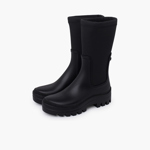 Women's wellies soft inner lining Black
