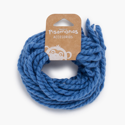 Fine wool hair laces Blue Klein