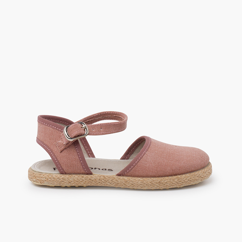SPADRILLES THIN SOLE BUCKLE Old Rose