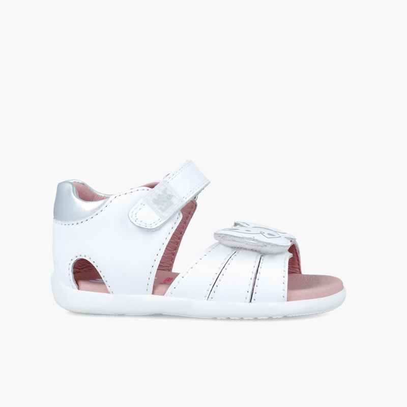 Butterfly first steps girl sandals White