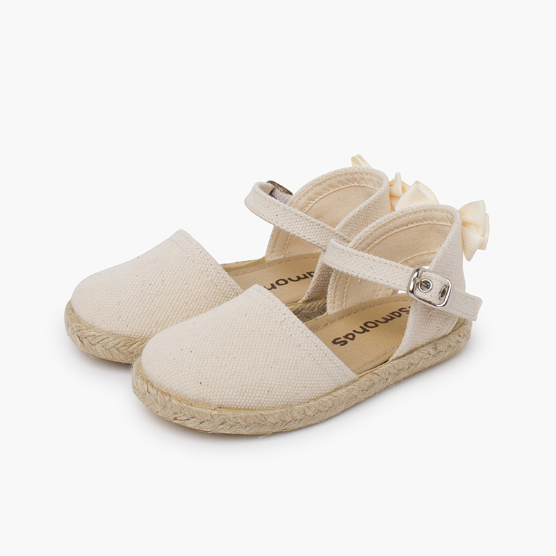 Ceremony espadrilles with grosgrain back bow Off-White