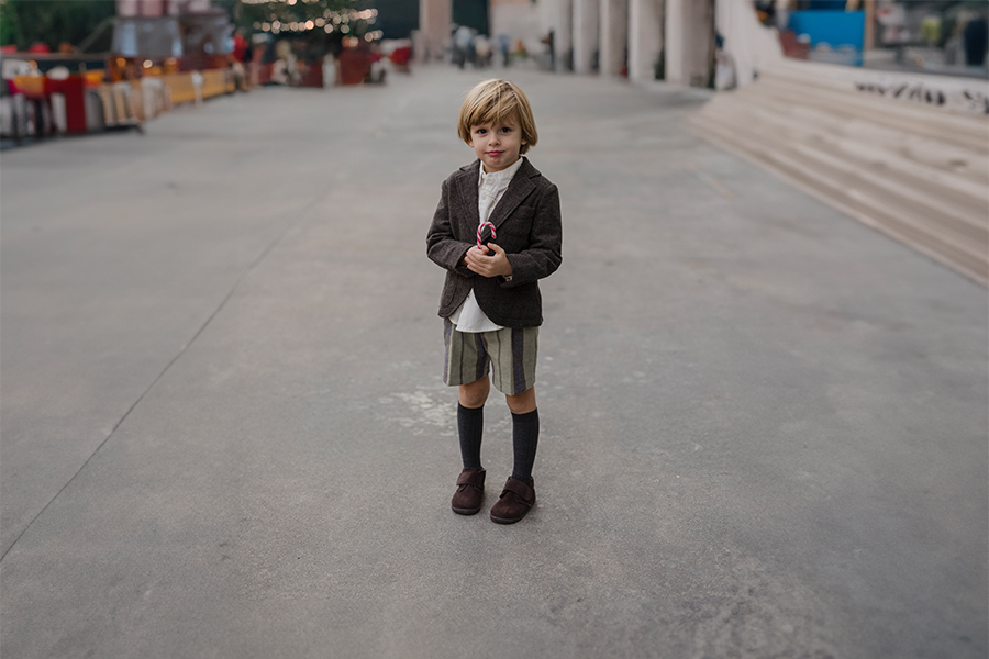 Barefoot suede boots hook-and-loop closure