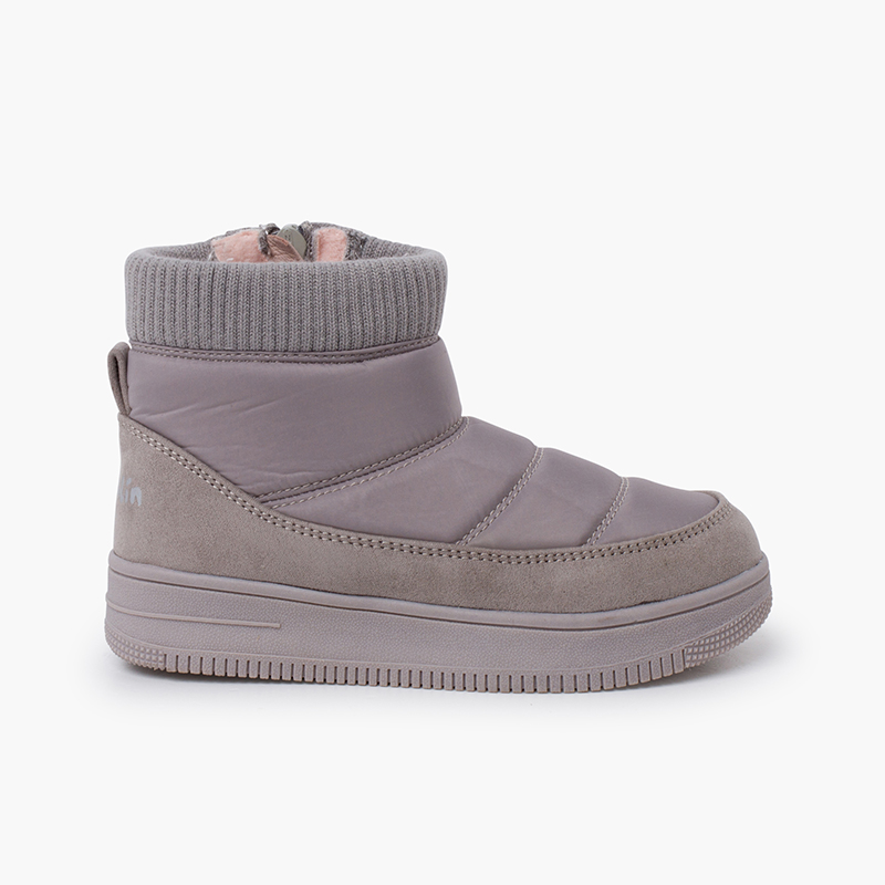Garvalín padded fabric boots Grey