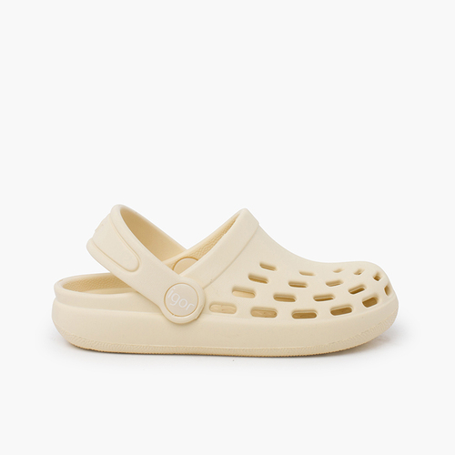Extra light sport rubber clogs ivory