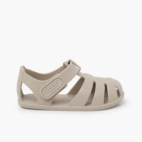 Thin sole Nemo jelly sandals hook-and-loop closure Sand
