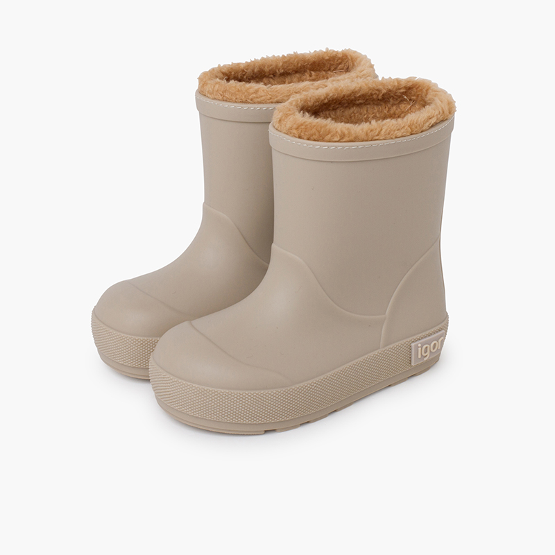 Barefoot wellies with faux fur lining Pisamonas