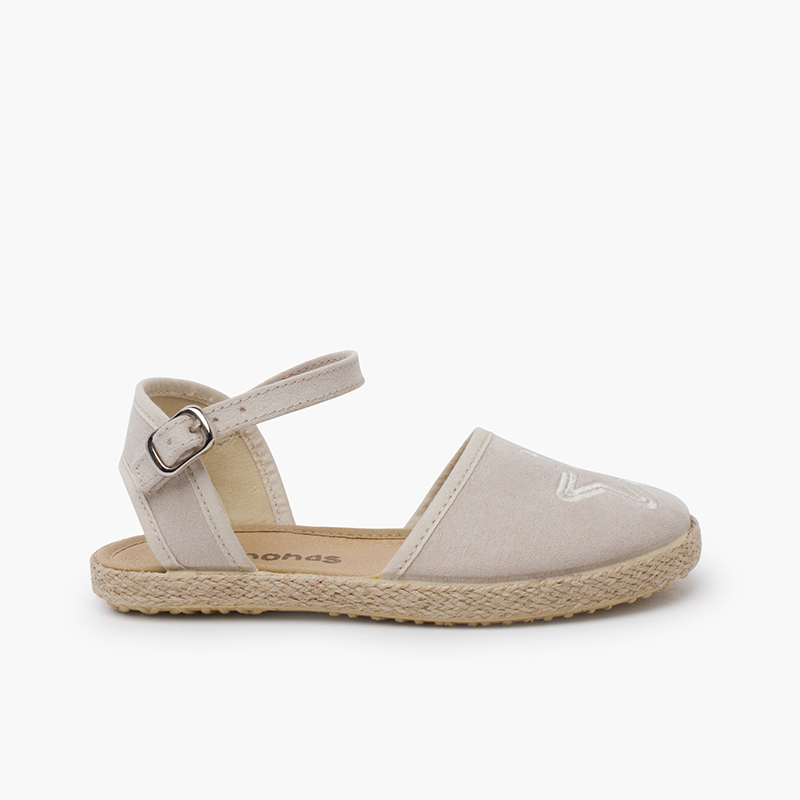 Flat espadrilles embroidered star Off-White