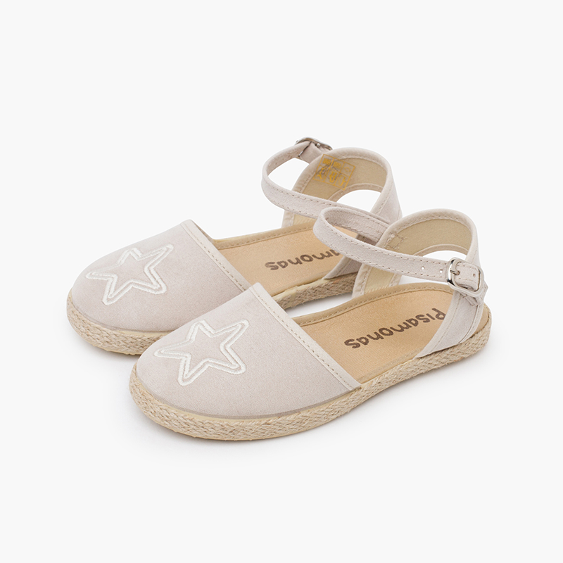 Flat espadrilles embroidered star Off-White