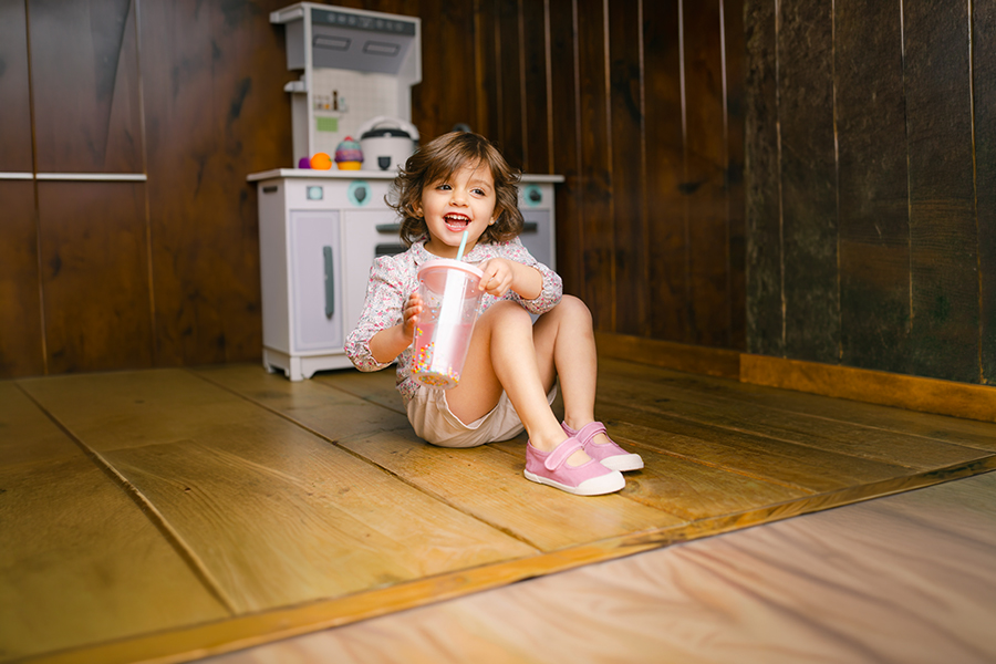 Barefoot Mary Janes washed canvas
