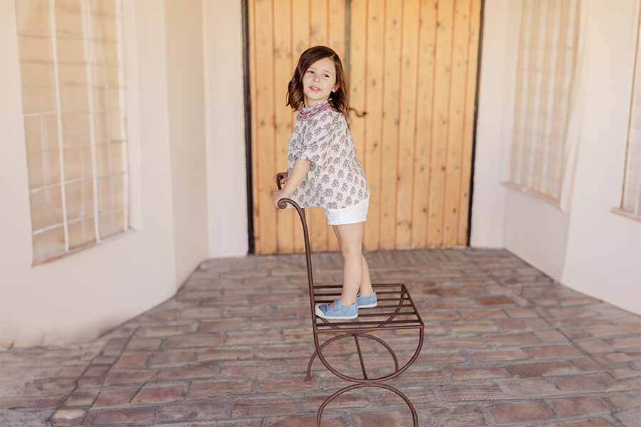 Barefoot Mary Janes washed canvas