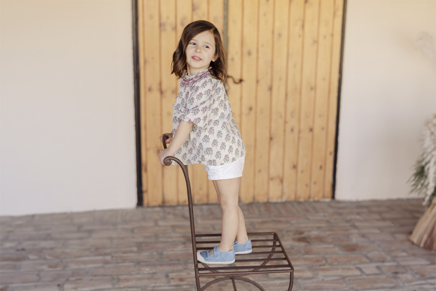 Barefoot Mary Janes washed canvas