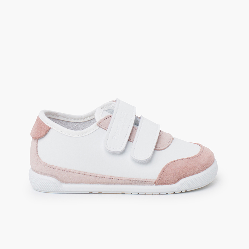 Combined barefoot trainers White and Pink